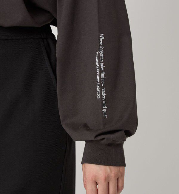 UNITED ARROWS green label relaxing「ブックストア ロゴ ロングスリーブ Tシャツ」|Tシャツ・カットソー|