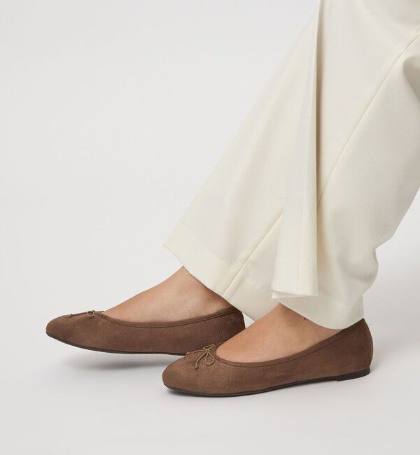 UNITED ARROWS green label relaxing「ウォーム バレエシューズ / フラットシューズ 撥水」|バレエシューズ|