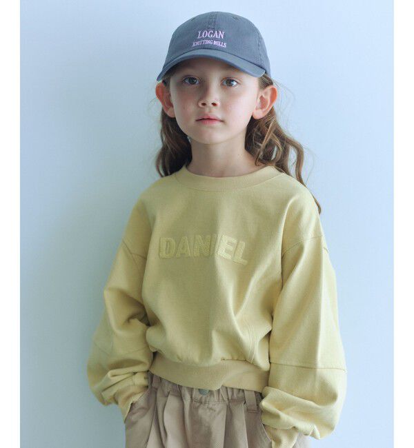 UNITED ARROWS green label relaxing「【別注】＜LOGAN knitting mills＞スウェットライク プルオーバー / キッズ  120cm-160cm」|Tシャツ・カットソー|YELLOW