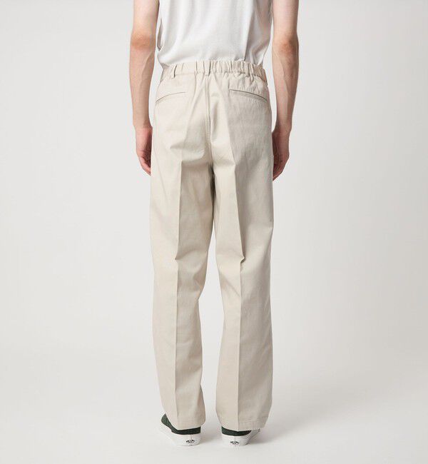UNITED ARROWS green label relaxing「コットン チノ 1プリーツ W4 ワイドパンツ」|チノ|