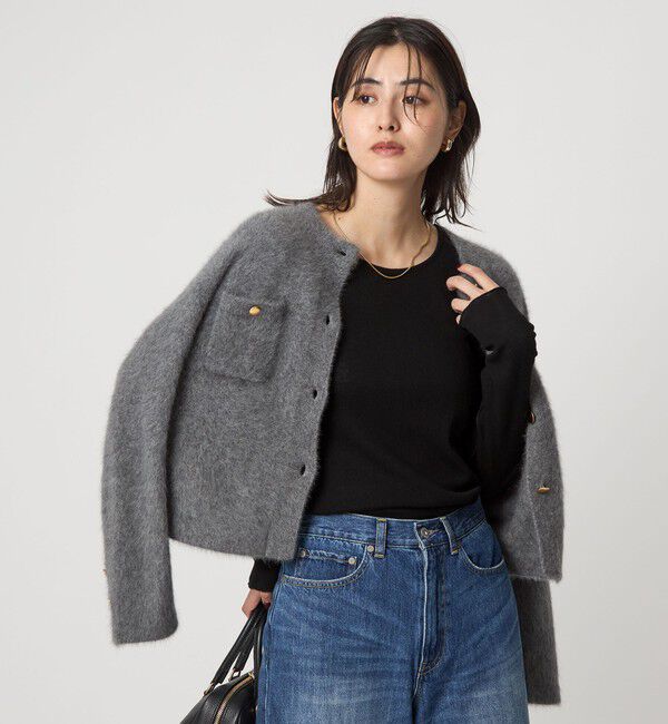 UNITED ARROWS green label relaxing「テレコ クルーネック プルオーバー」|Tシャツ・カットソー|