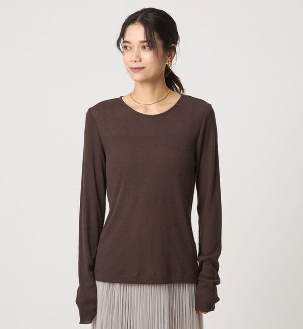 UNITED ARROWS green label relaxing「テレコ クルーネック プルオーバー」|Tシャツ・カットソー|