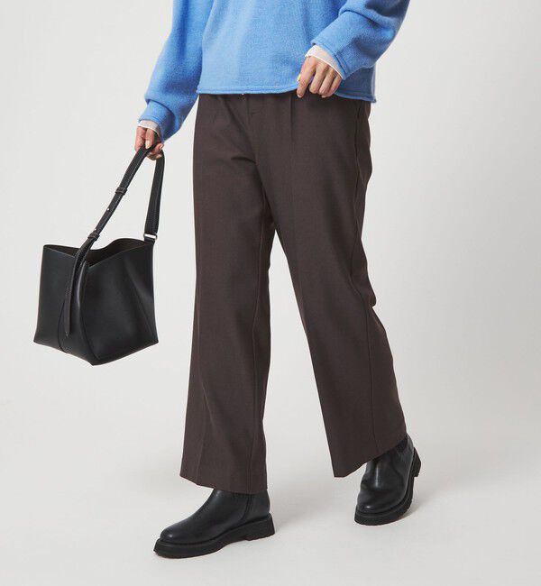 UNITED ARROWS green label relaxing「［size SHORT/TALLあり］ニーハイフレアパンツ ウラキモウ」|その他|MD.BROWN