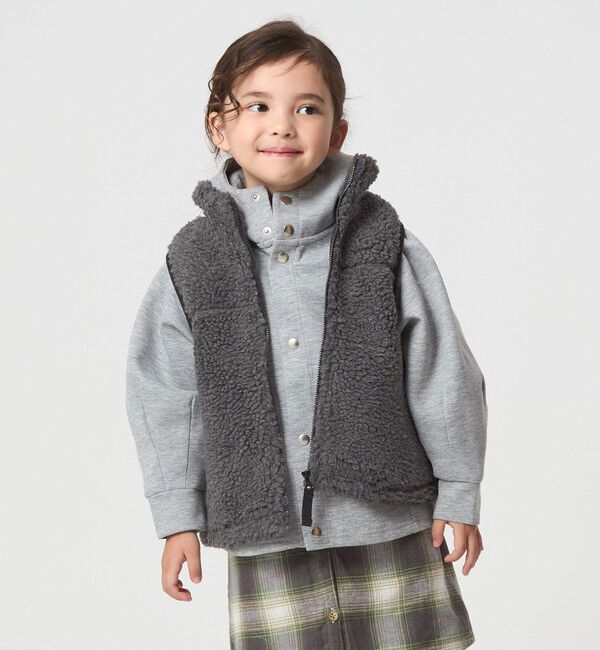 UNITED ARROWS green label relaxing「ボアベスト / キッズ  100cm-160cm」|ベスト・ジレ|