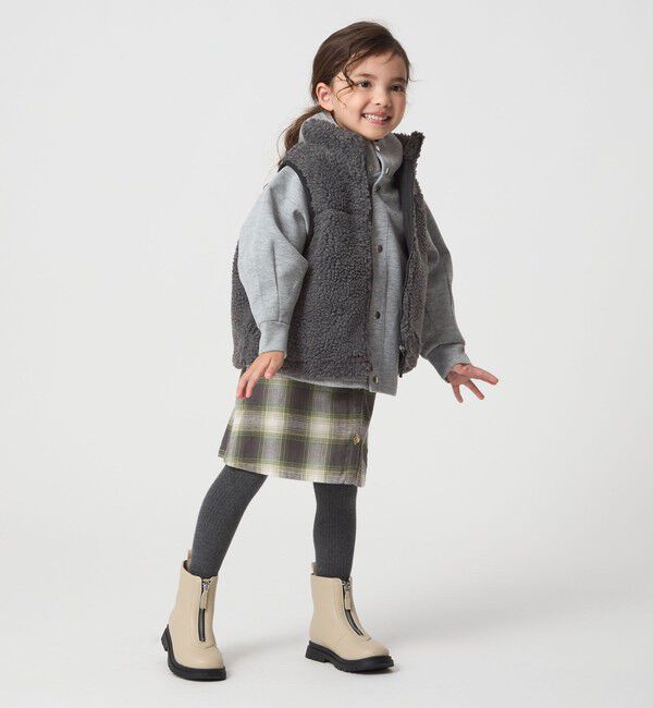 UNITED ARROWS green label relaxing「ボアベスト / キッズ  100cm-160cm」|ベスト・ジレ|