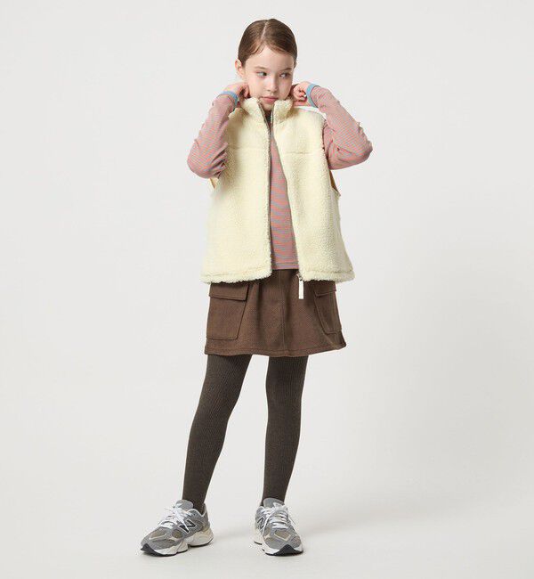 UNITED ARROWS green label relaxing「ボアベスト / キッズ  100cm-160cm」|ベスト・ジレ|