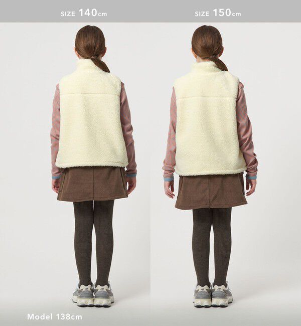UNITED ARROWS green label relaxing「ボアベスト / キッズ  100cm-160cm」|ベスト・ジレ|