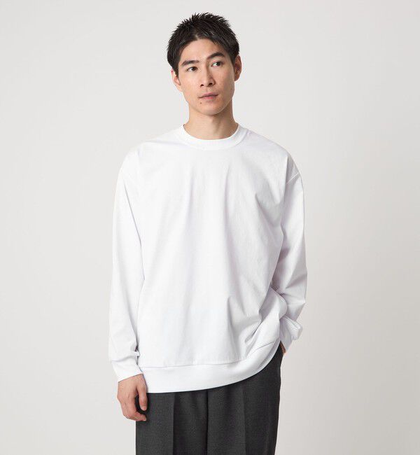 UNITED ARROWS green label relaxing「【別注】＜DAIWA＞合撚 ロングスリーブ 長袖 Tシャツ」|Tシャツ・カットソー|WHITE