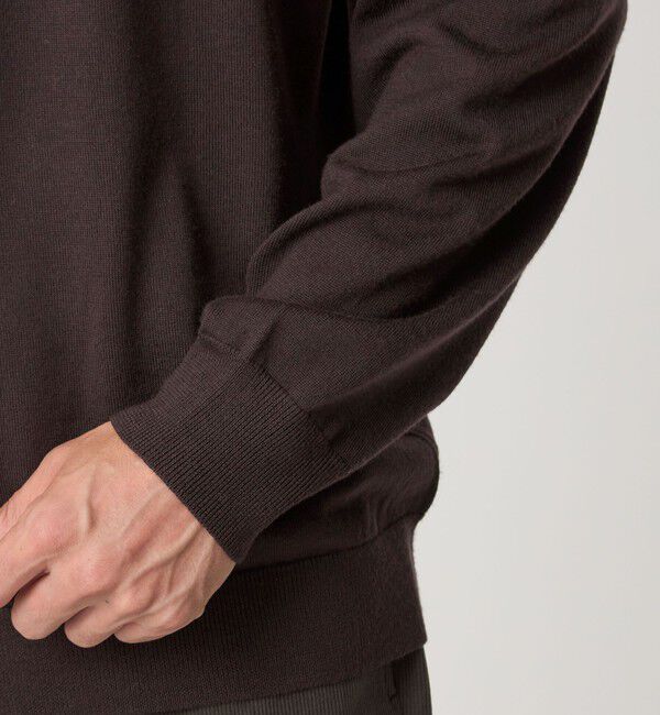 UNITED ARROWS green label relaxing「Super 120's ハイゲージ クルーネック ニット」|ニット・セーター|