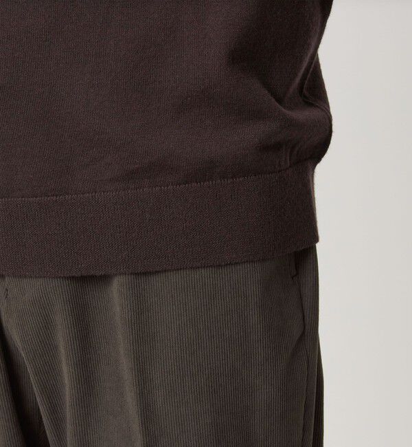 UNITED ARROWS green label relaxing「Super 120's ハイゲージ クルーネック ニット」|ニット・セーター|