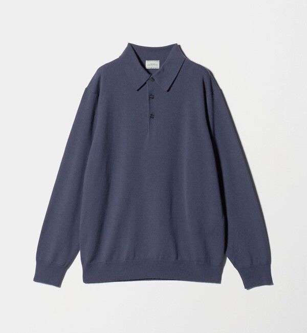 UNITED ARROWS green label relaxing「Super 120's ハイゲージ ニット ポロシャツ」|ニット・セーター|