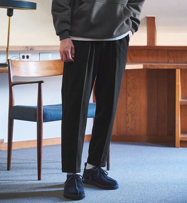 UNITED ARROWS green label relaxing「TRカルゼ 裏起毛 オルマイ パンツ  R1 -2WAYストレッチ-」|その他|BLACK
