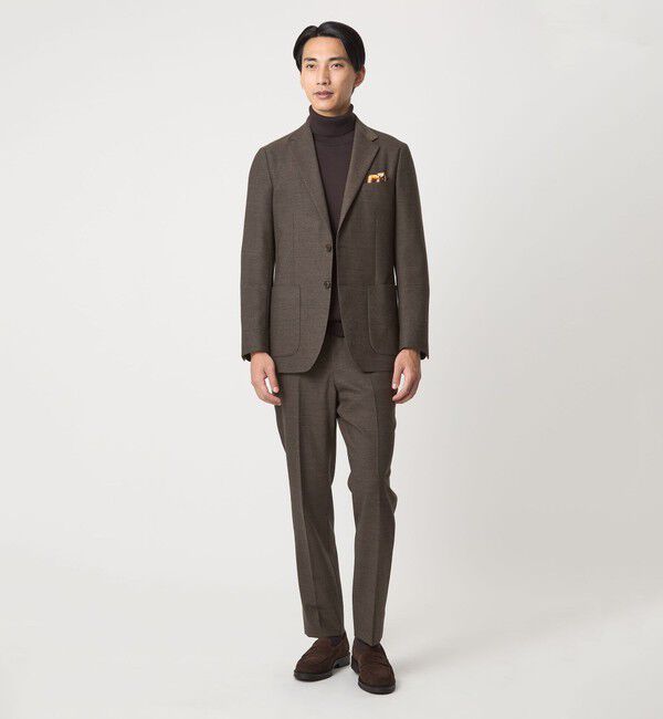 UNITED ARROWS green label relaxing「A+ TWPU ホームスパン 2B スタンダード ジャケット -ウォッシャブル・ストレッチ-」|テーラードジャケット|