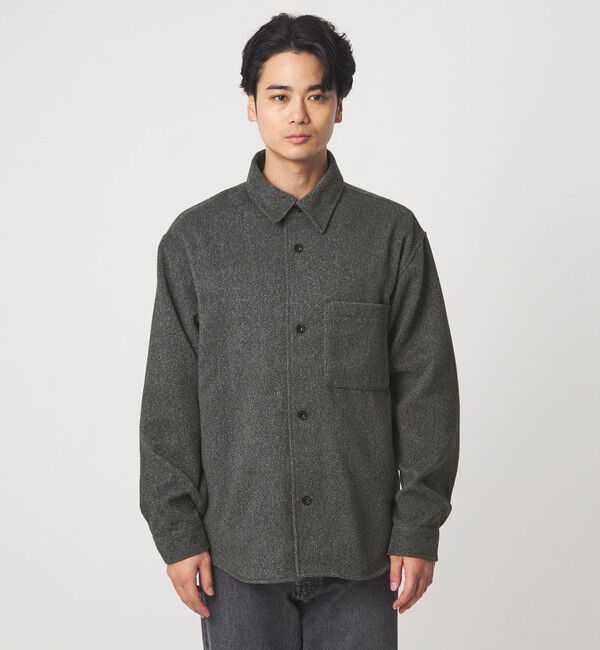 UNITED ARROWS green label relaxing「ツイードライク CPO ジャケット」|シャツ・ブラウス|