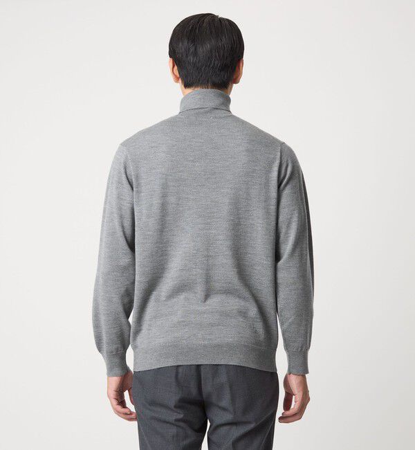 UNITED ARROWS green label relaxing「Super 120&rsquo;s ハイゲージ タートルネック ニット」|ニット・セーター|