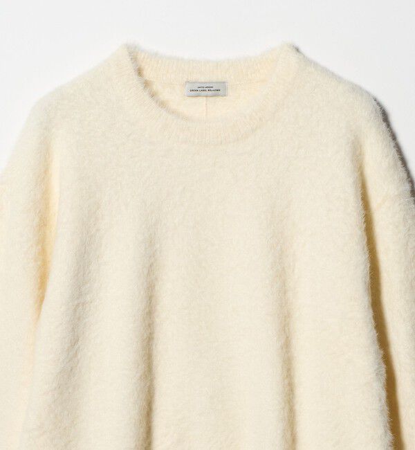 UNITED ARROWS green label relaxing「【WEB限定】＜at ease＞フェザーヤーン プルオーバー ニット」|ニット・セーター|