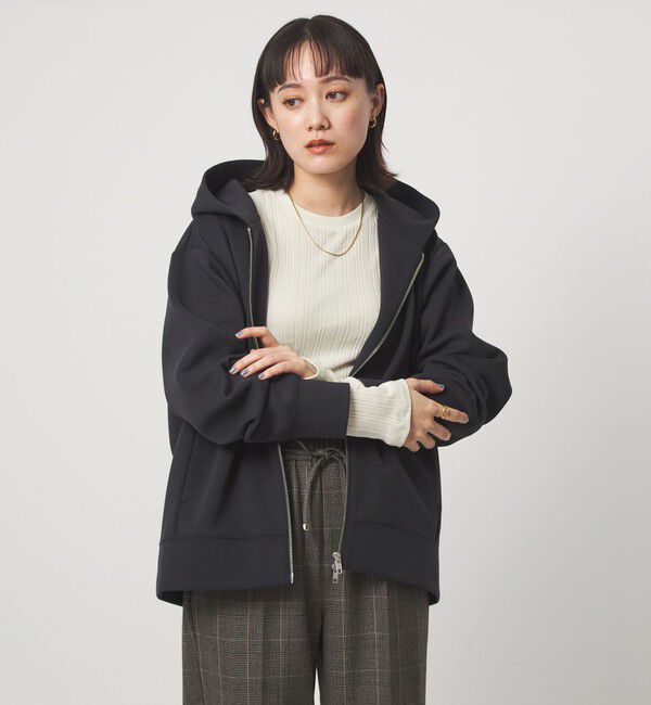 UNITED ARROWS green label relaxing「【WEB限定】＜at ease＞シアー リブ カットソー」|Tシャツ・カットソー|