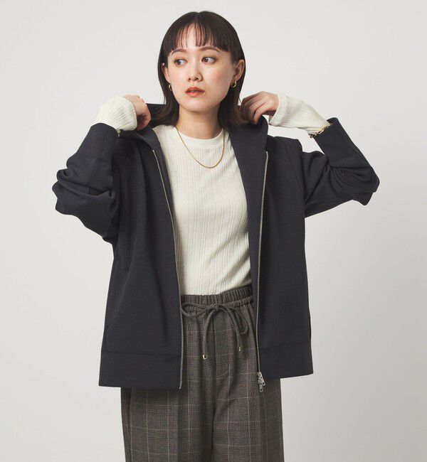 UNITED ARROWS green label relaxing「【WEB限定】＜at ease＞シアー リブ カットソー」|Tシャツ・カットソー|