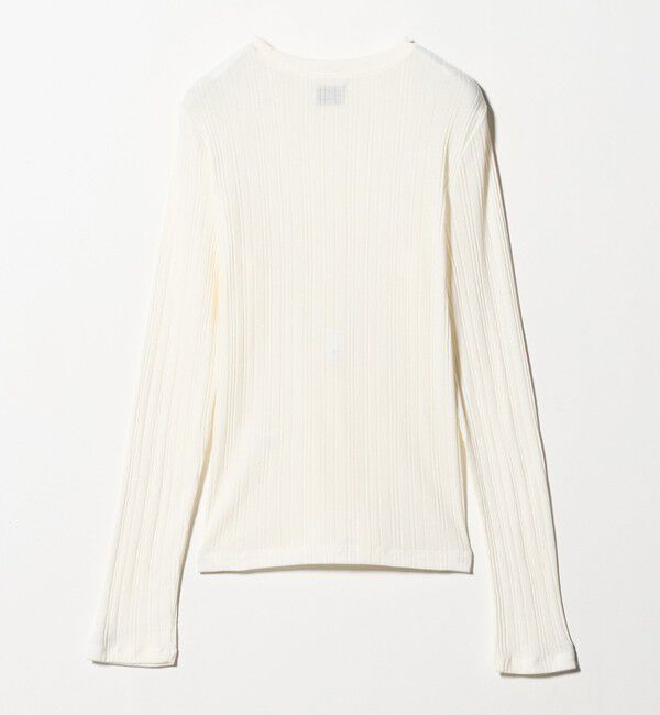 UNITED ARROWS green label relaxing「【WEB限定】＜at ease＞シアー リブ カットソー」|Tシャツ・カットソー|