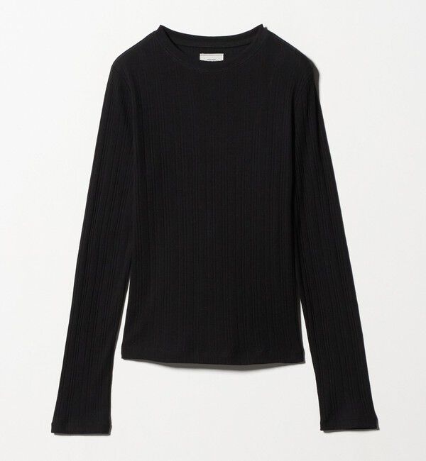 UNITED ARROWS green label relaxing「【WEB限定】＜at ease＞シアー リブ カットソー」|Tシャツ・カットソー|