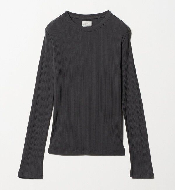 UNITED ARROWS green label relaxing「【WEB限定】＜at ease＞シアー リブ カットソー」|Tシャツ・カットソー|