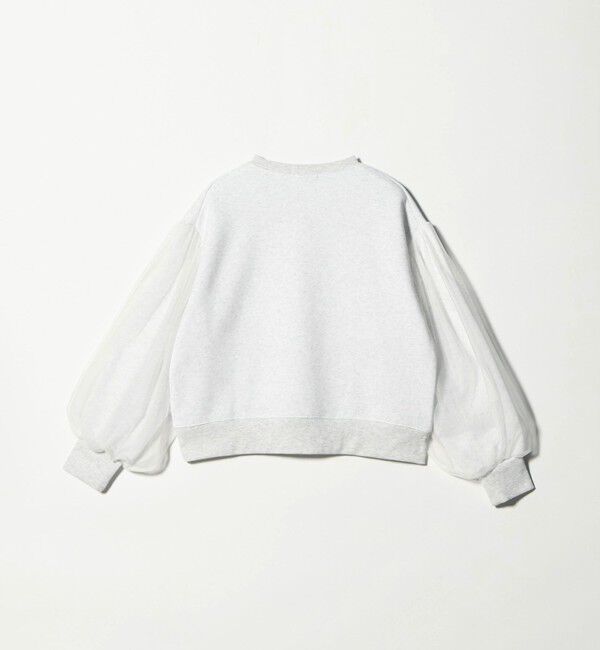 UNITED ARROWS green label relaxing「【WEB限定】＜at ease＞チュール ドッキング スウェット プルオーバー」|スウェット・ジャージ|