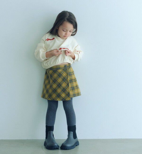 UNITED ARROWS green label relaxing「ストレッチ リブ ショートブーツ / キッズ  17cm-23cm」|ロングブーツ|