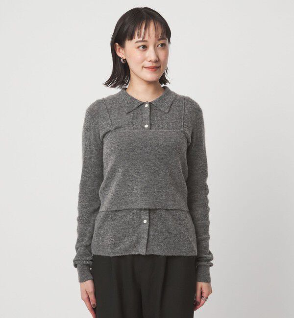 UNITED ARROWS green label relaxing「ポロニット カーディガン &times; ビスチェ ニット セット」|ニット・セーター|