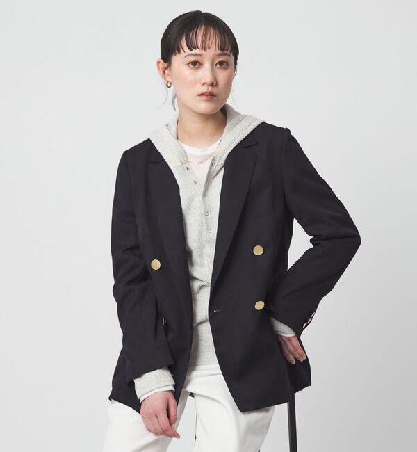 UNITED ARROWS green label relaxing「［size SHORTあり］Greed グリード ダブル ジャケット ウォッシャブル」|テーラードジャケット|