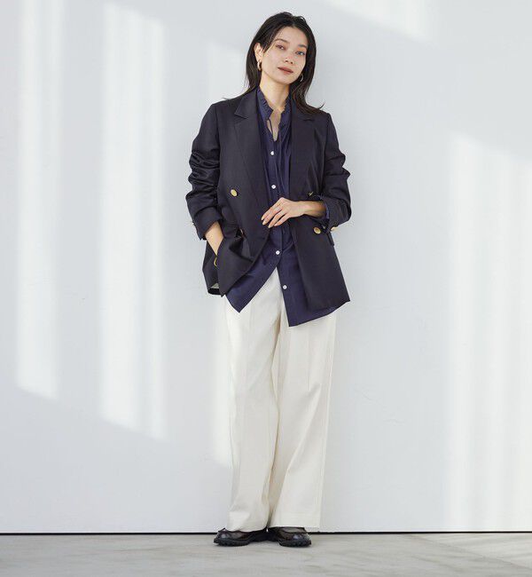 UNITED ARROWS green label relaxing「［size SHORTあり］Greed グリード ダブル ジャケット ウォッシャブル」|テーラードジャケット|