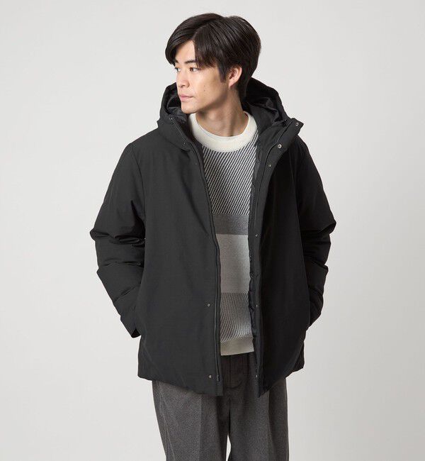 UNITED ARROWS green label relaxing「T/W  フード ダウン ブルゾン」|ダウン|