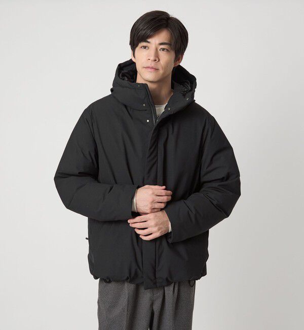 UNITED ARROWS green label relaxing「T/W  フード ダウン ブルゾン」|ダウン|