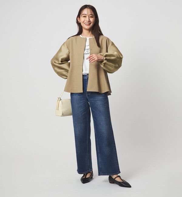 UNITED ARROWS green label relaxing「［size SHORTあり］fleurie(フルリー) フォルム ジャケット」|ノーカラージャケット|