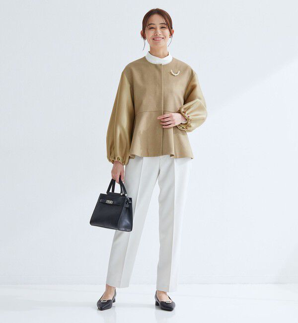 UNITED ARROWS green label relaxing「［size SHORTあり］fleurie(フルリー) フォルム ジャケット」|ノーカラージャケット|