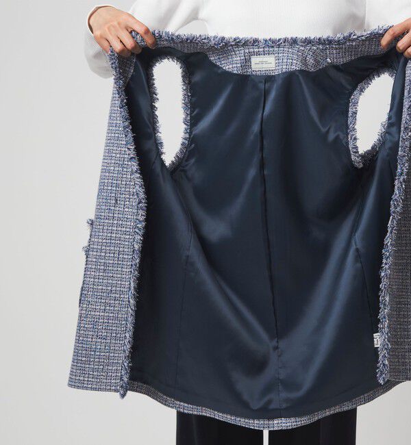 UNITED ARROWS green label relaxing「［size SHORTあり］ライト ツイードライク ジレ」|ベスト・ジレ|