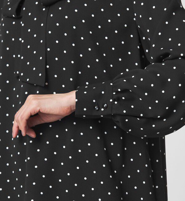 UNITED ARROWS green label relaxing「トロミ ボウタイ ブラウス マシンウォッシャブル」|シャツ・ブラウス|