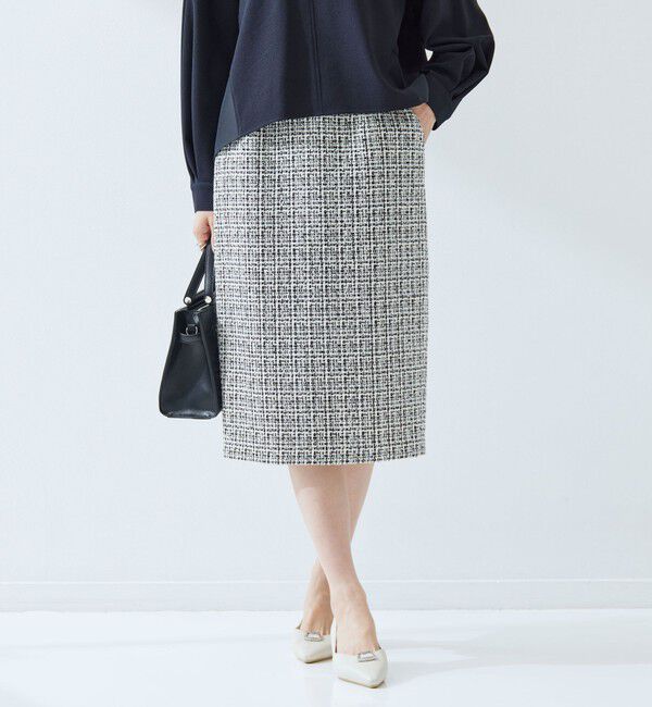 UNITED ARROWS green label relaxing「ツイードライク タイト スカート」|タイト|
