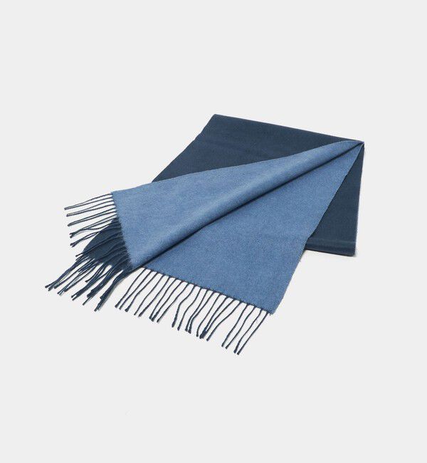 UNITED ARROWS green label relaxing「＜North Peace＞シルク/WO/カシミヤ リバーシブル マフラー」|マフラー|