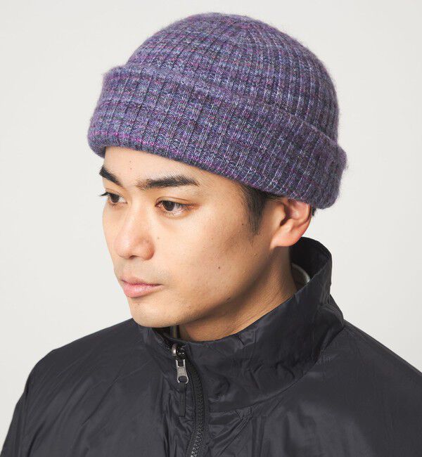 UNITED ARROWS green label relaxing「GLR ミックス ビーニー ニットキャップ」|ニット帽|