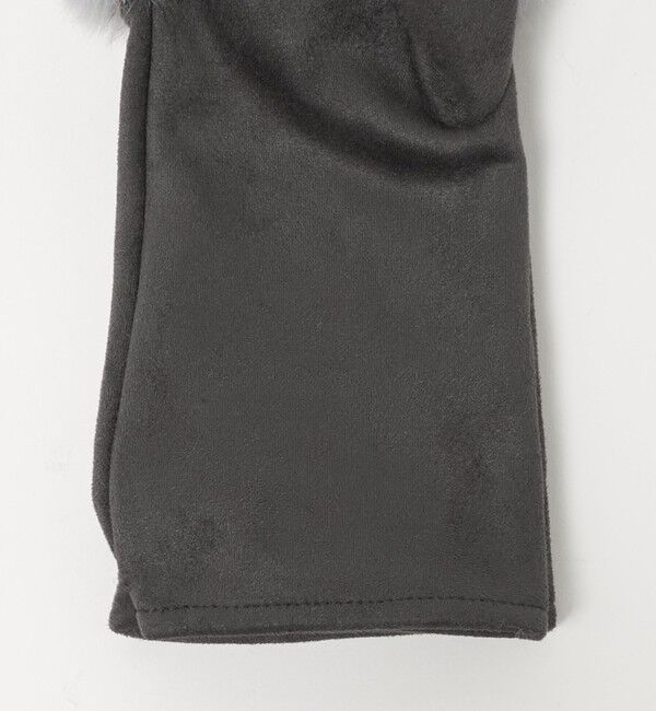 UNITED ARROWS green label relaxing「フェイクファー 切り替え アームウォーマー」|手袋|