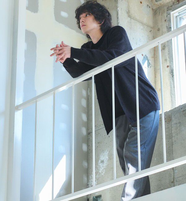 UNITED ARROWS green label relaxing「アルパカ ブレンド クルーネック カーディガン」|カーディガン|