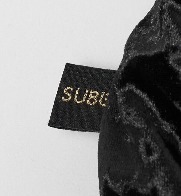 UNITED ARROWS green label relaxing「＜SUBU＞DOTS VAMP VELVET BLACK サンダル」|サンダル|