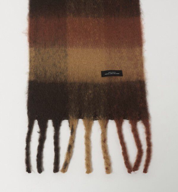 UNITED ARROWS green label relaxing「GLR ブラッシュド ブロック マフラー」|マフラー|