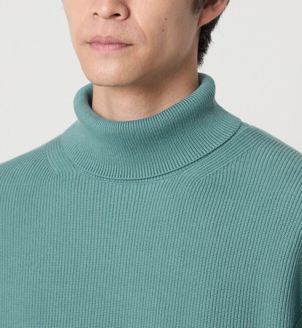 UNITED ARROWS green label relaxing「コットン アゼ タートル ネック ニット」|ニット・セーター|