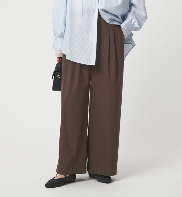 UNITED ARROWS green label relaxing「［size SHORT/TALLあり］オルマイ LI/MIX ワイド パンツ」|その他|