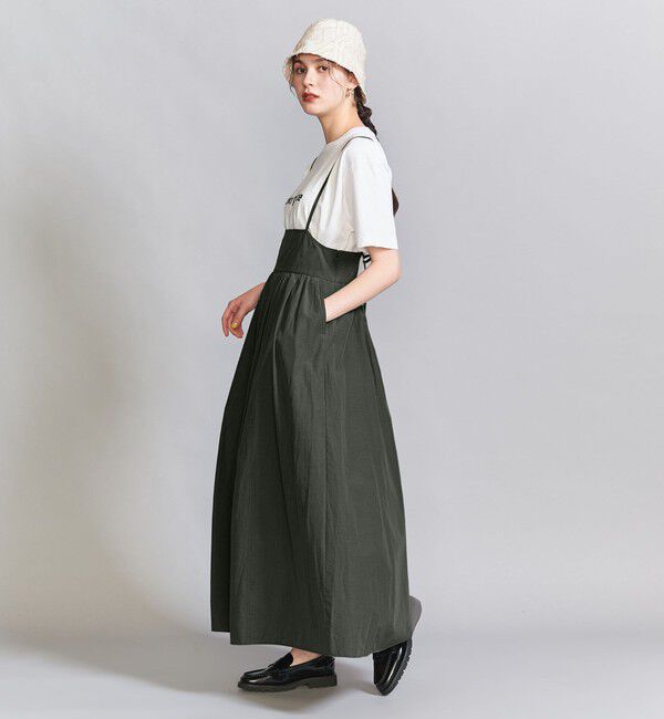 BEAUTY&YOUTH UNITED ARROWS「ナイロンコットン バックホール キャミワンピース -2WAY-」|ワンピース|OLIVE