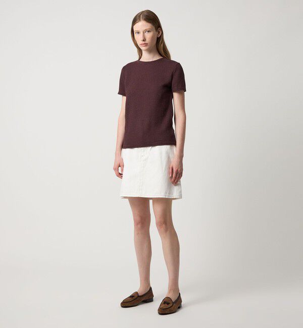 STEVEN ALAN「＜Steven Alan＞ウェイビー ジャージー ショートスリーブ Tシャツ」|Tシャツ・カットソー|