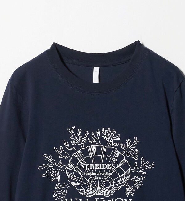 BEAUTY&YOUTH UNITED ARROWS「【別注】＜WAVE UNION＞プリントロングスリーブTシャツ」|Tシャツ・カットソー|