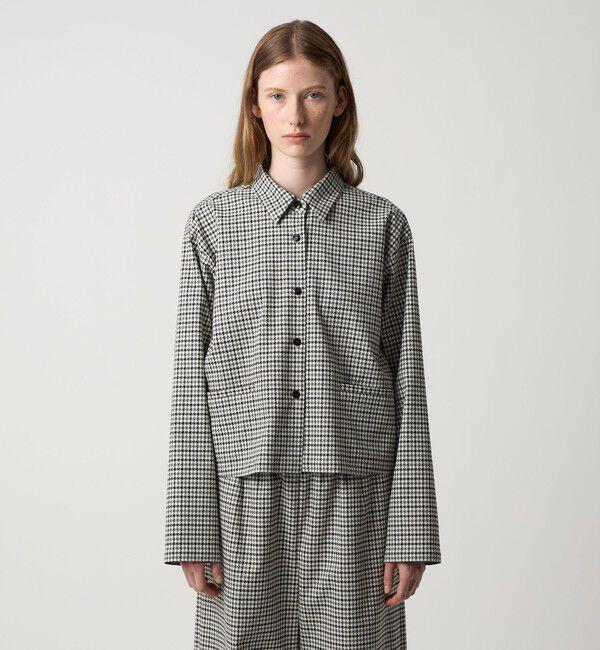 STEVEN ALAN「＜Steven Alan＞ハウンドトゥース シャツ」|シャツ・ブラウス|