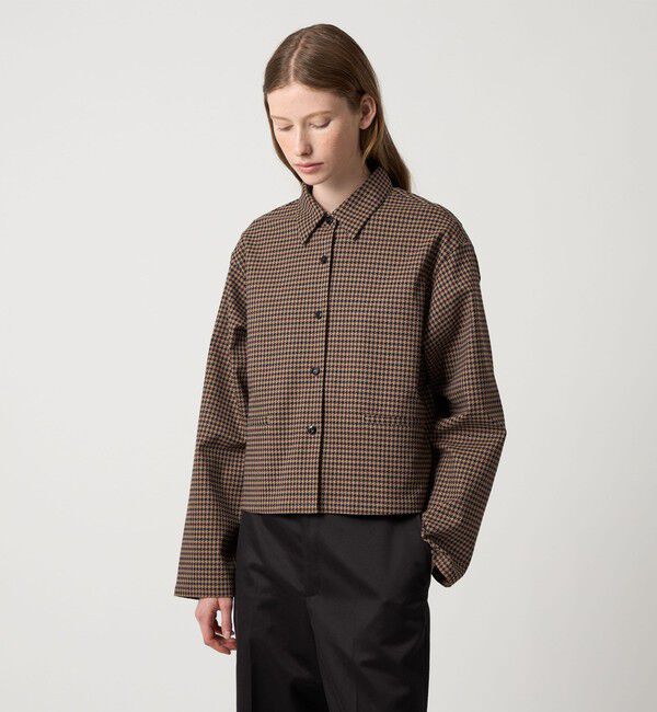 STEVEN ALAN「＜Steven Alan＞ハウンドトゥース シャツ」|シャツ・ブラウス|